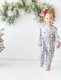 Christmas Tiding Ruffle Romper