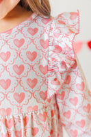 Watercolor Hearts Dress