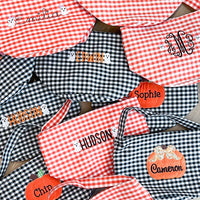 Gingham Halloween Buckets