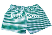 Shortie Shorts - Gingham Colors