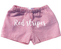 Shortie Shorts - Striped Colors