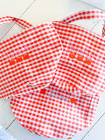 Gingham Halloween Buckets