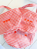 Gingham Halloween Buckets