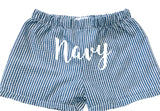 Shortie Shorts - Striped Colors