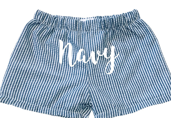 Shortie Shorts - Striped Colors