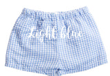 Shortie Shorts - Gingham Colors