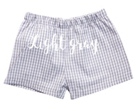 Shortie Shorts - Gingham Colors