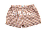 Shortie Shorts - Gingham Colors