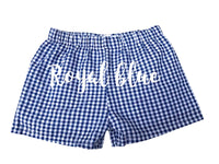 Shortie Shorts - Gingham Colors