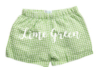 Shortie Shorts - Gingham Colors