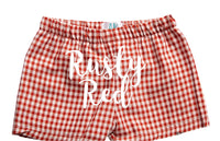 Shortie Shorts - Gingham Colors