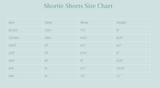 Shortie Shorts - Gingham Colors