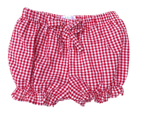 Gingham Bloomers with Bow