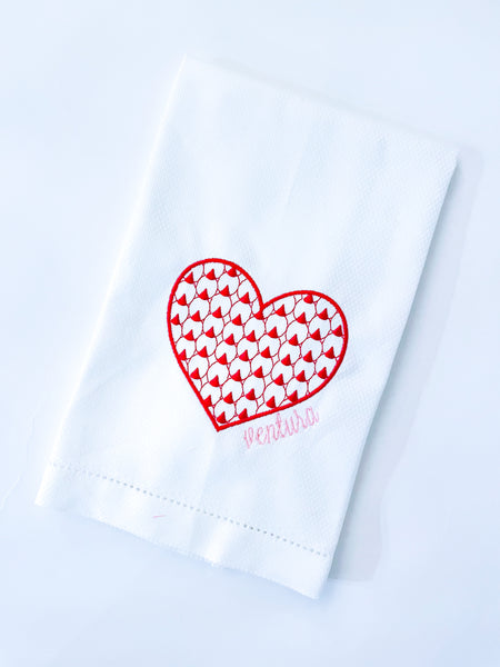 Links Embroidered Hand Towel